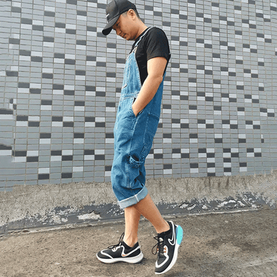 Salopette Short Grande Taille Homme