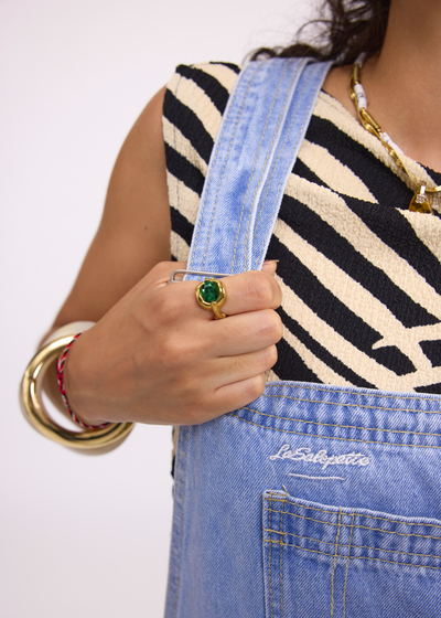 Salopette Jean Délavée