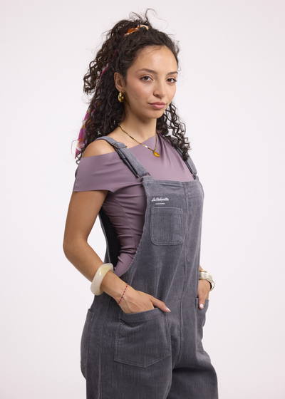 Salopette Bib Gris Femme