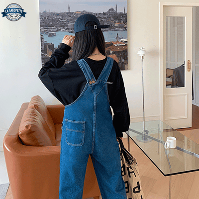 Salopette Bleu Marine en Jean