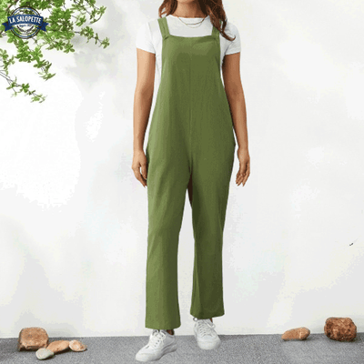 Robe Salopette Verte