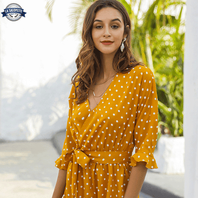 Combishort Jaune et Blanche