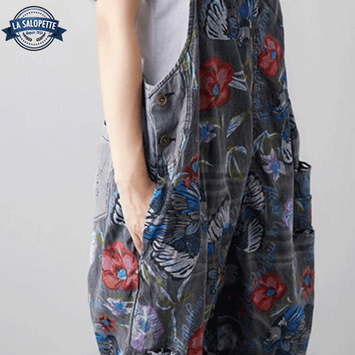 Salopette à Poche Grise