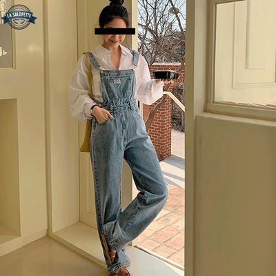 Salopette avec Ceinture à la Taille