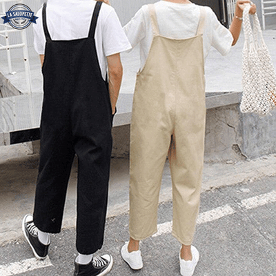 Salopette Beige Streetwear