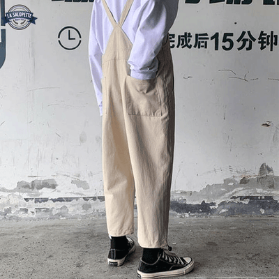 Salopette Blanche Fluide