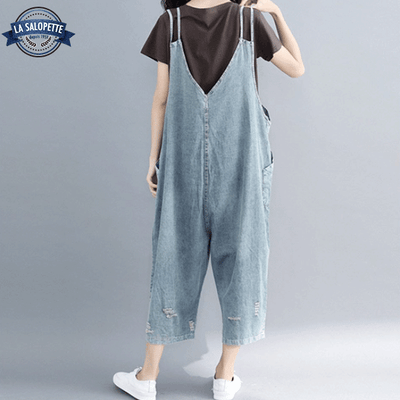 Salopette Jean avec Trou