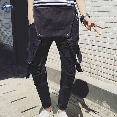 Salopette Noire d'Écolier