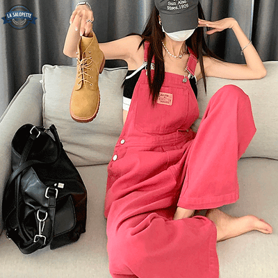 Salopette Pink en Jean