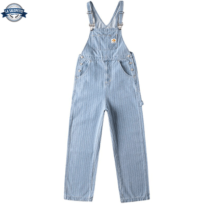 Salopette Rayée Bleue