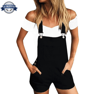 Salopette Short Basic Noire