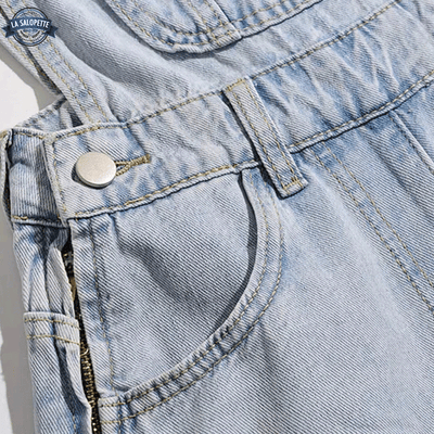 Salopette Short Bleue