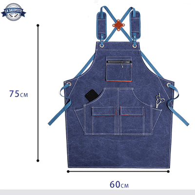 Tablier de Cuisine Bleu Dimension