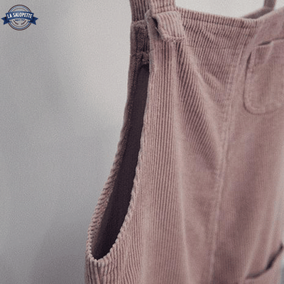 Tablier Velours Rose