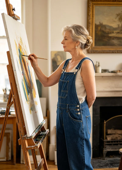 Salopette Bluejean Peinture d'Atelier