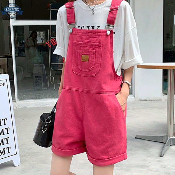 オーバーオール ショートパンツ<br>エリア・キャンディ