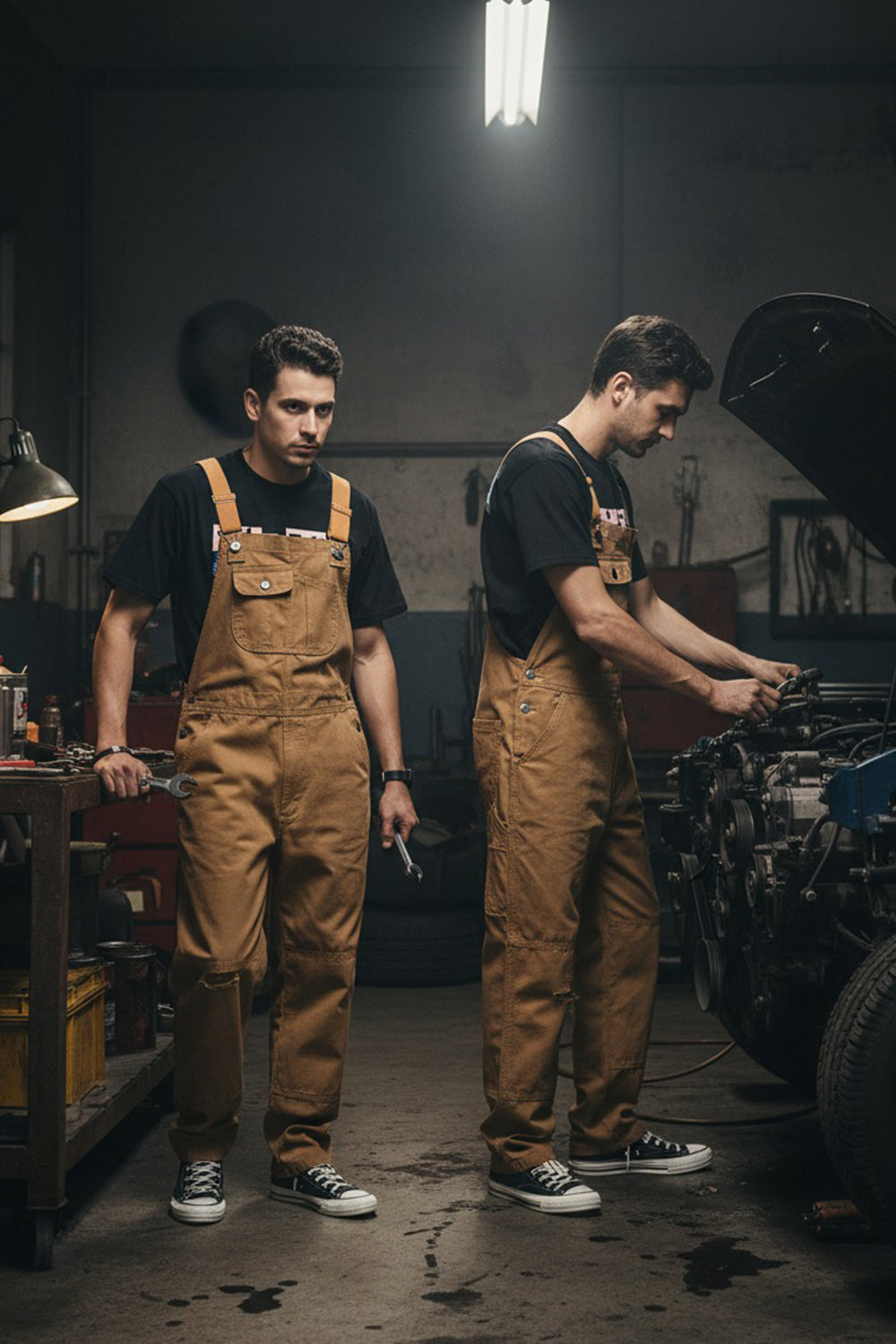 茶色のオーバーオール |オーバーオール – La Salopette