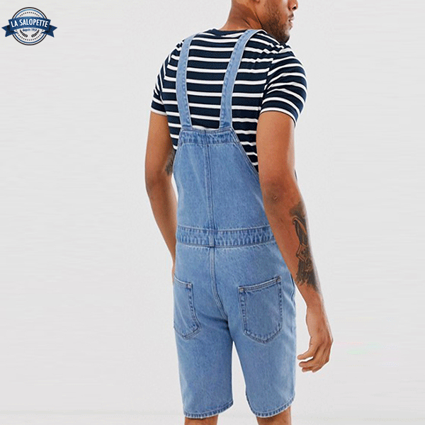 オーバーオール ショートパンツ<br>レトロジーンズ