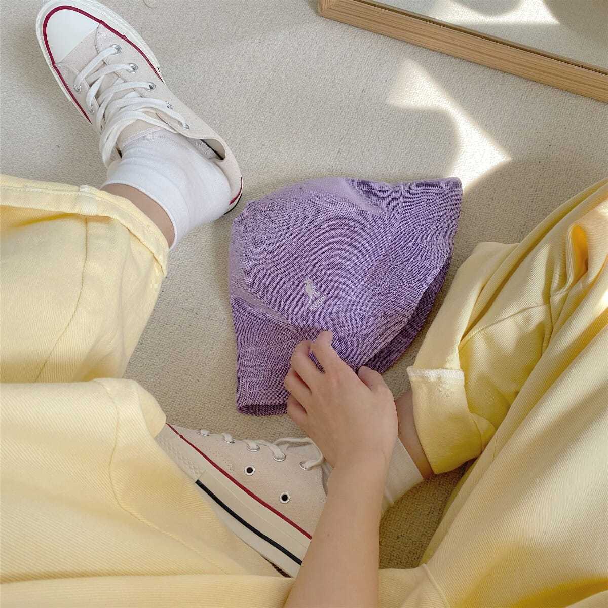 デニムオーバーオール<br>パステルイエロー