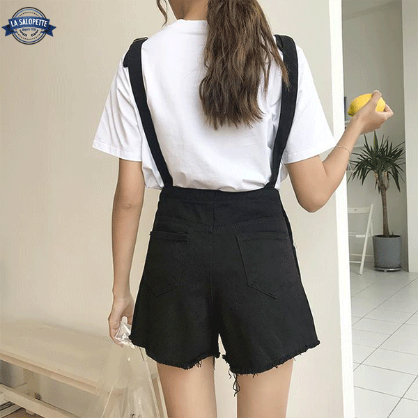 オーバーオール ショートパンツ<br>ウーマンスタイルリコリス