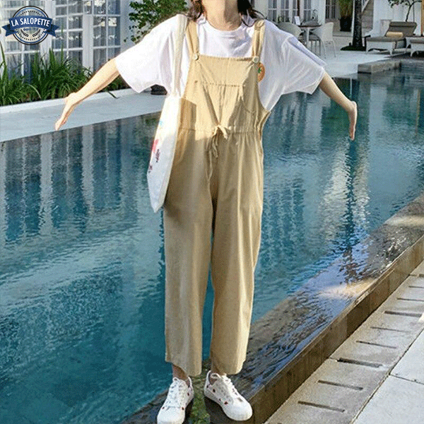 ヴィンテージオーバーオール<br>ベージュのパドヴァの女性