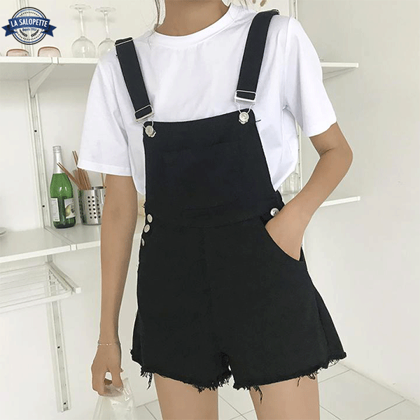 オーバーオール ショートパンツ<br>ウーマンスタイルリコリス