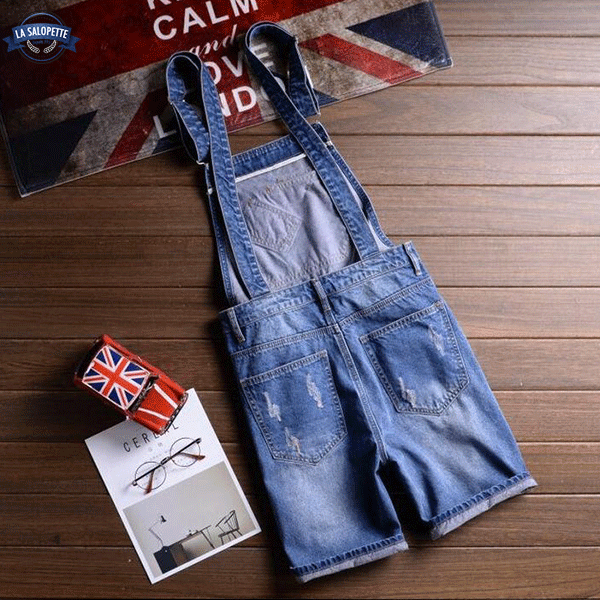 オーバーオール ショートパンツ<br>夏用メンズエクスウェア