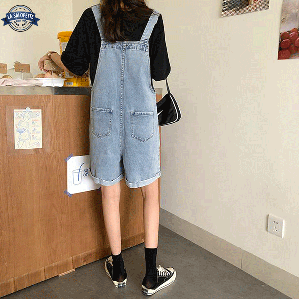 オーバーオール ショートパンツ<br>デニム ウーマン オタワ