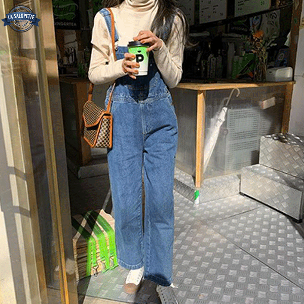 デニムオーバーオール<br>ブルーデニムミラノ