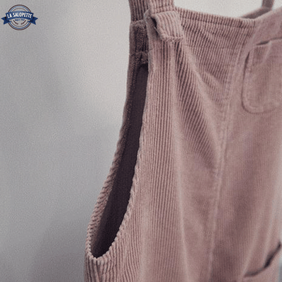 Tablier Velours Rose